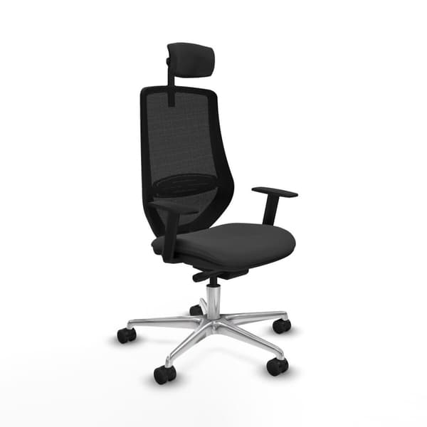 Kontorstol Piqueras y Crespo D086N2W Mørkegrå