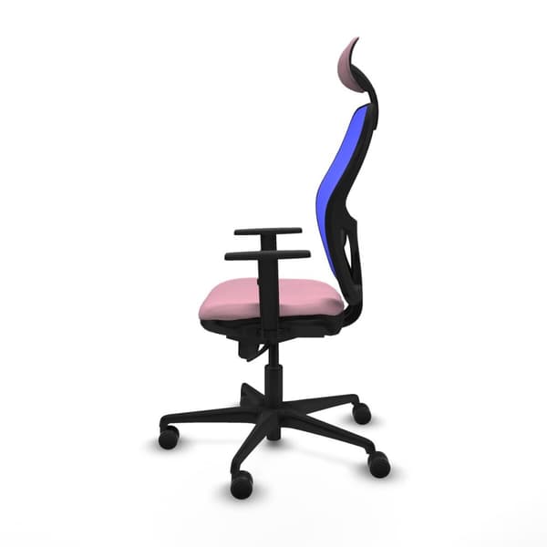 Kontorstol med hovedgærde Jorquera Piqueras y Crespo 1D036N1 Pink