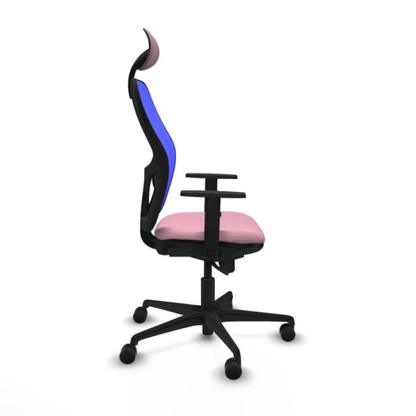 Kontorstol med hovedgærde Jorquera Piqueras y Crespo 1D036N1 Pink