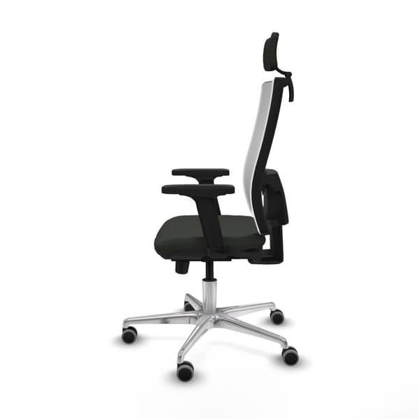 Kontorstol med hovedgærde Horna Traslack Piqueras y Crespo 2D086G2 Sort