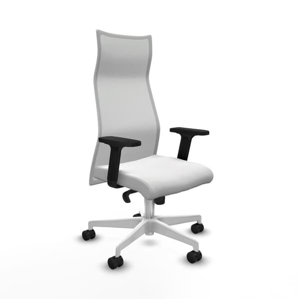 Kontorstol Piqueras y Crespo B2D026N Hvid