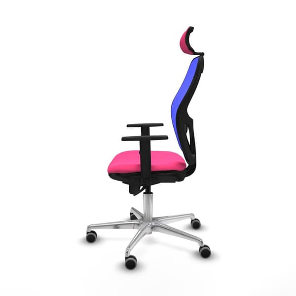 Kontorstol med hovedgærde Piqueras y Crespo 1D086G2 Pink