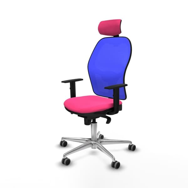 Kontorstol med hovedgærde Piqueras y Crespo 1D086G2 Pink