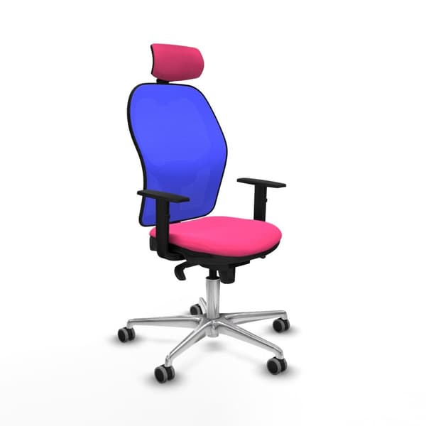Kontorstol med hovedgærde Piqueras y Crespo 1D086G2 Pink