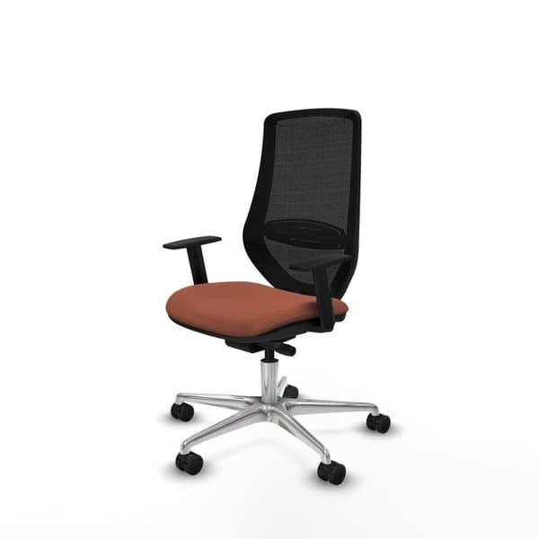 Kontorstol Piqueras y Crespo D086N0W Brun Sort
