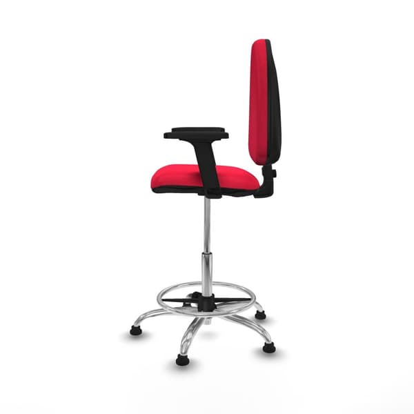 Kontorstol Piqueras y Crespo B2D05RT Rød Høj