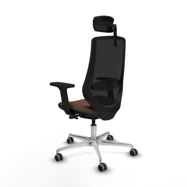 Kontorsstol Piqueras y Crespo D086G2W Svart Mörkbrun