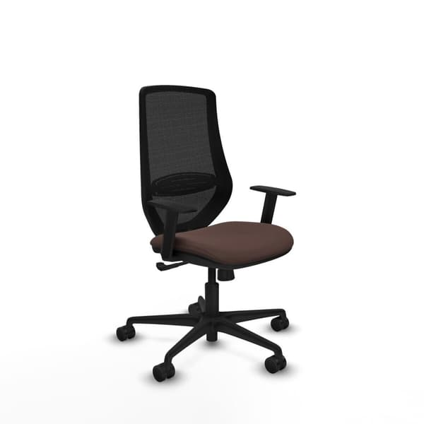 Kontorstol Piqueras y Crespo D036N0W Sort Mørkebrun