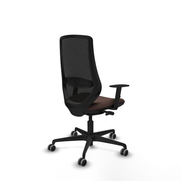 Kontorstol Piqueras y Crespo D036G0W Sort Mørkebrun