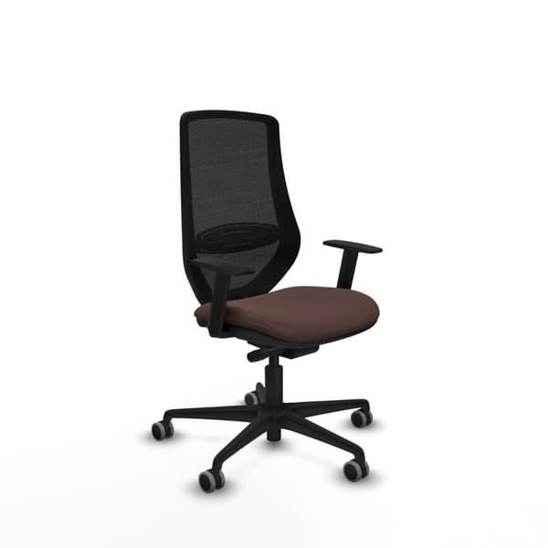 Kontorstol Piqueras y Crespo D036G0W Sort Mørkebrun