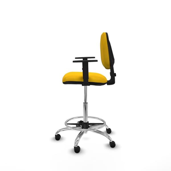 Kontorstol Piqueras y Crespo B1D05RF Gul Høj