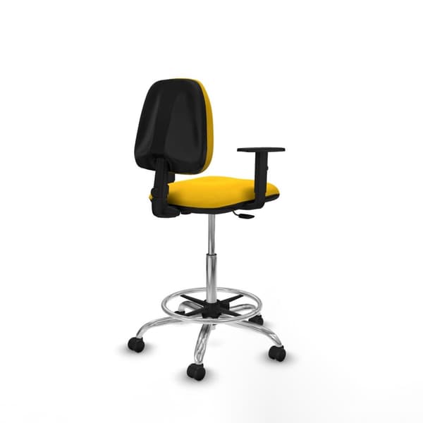 Kontorstol Piqueras y Crespo B1D05RF Gul Høj