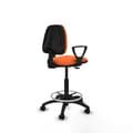 Miniatyrbild 6 av 7: Kontorsstol Piqueras y Crespo BFN01RN Orange Hög