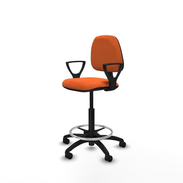 Kontorsstol Piqueras y Crespo BFN01RN Orange Hög