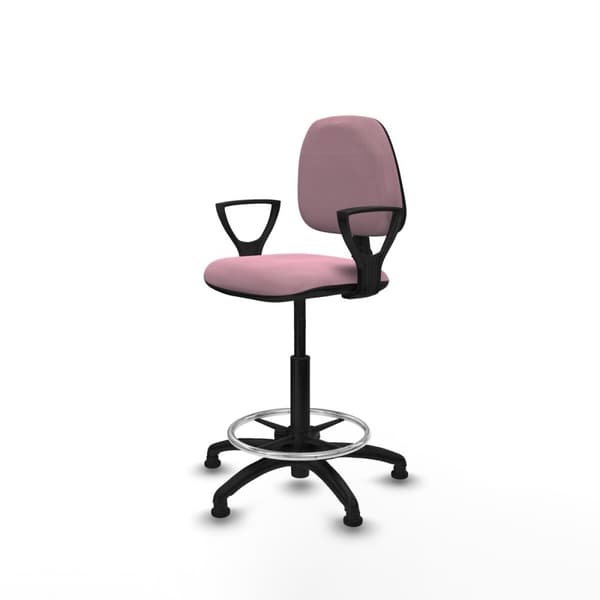 Kontorsstol Piqueras y Crespo BFN01RT Rosa Hög