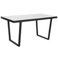 Miniatyrbillede 1 af 6: Spisebord Home ESPRIT Hvid Sort Metal 150 x 80 x 75 cm