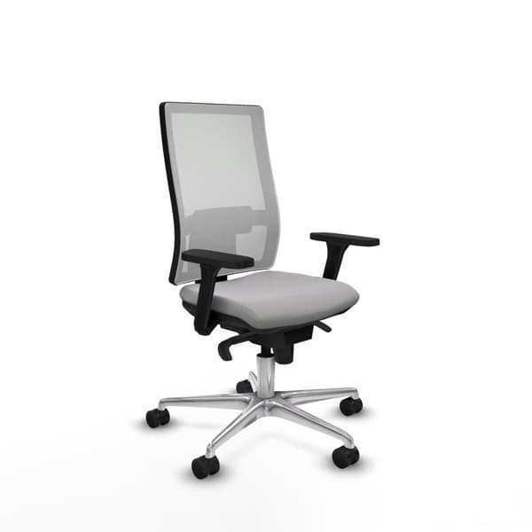 Kontorstol Piqueras y Crespo 3D086N0 Lysegrå