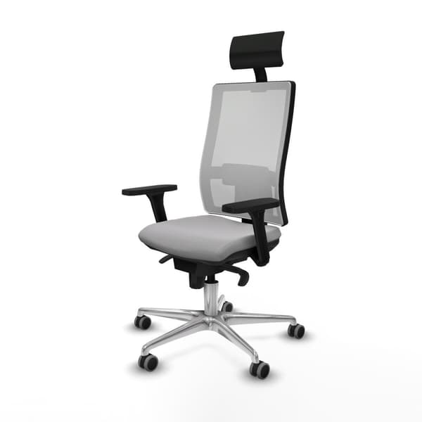 Kontorstol Piqueras y Crespo 3D086G1 Lysegrå