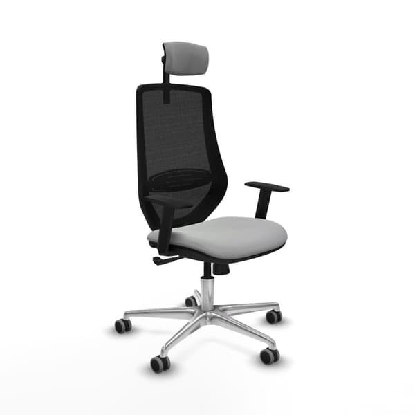 Kontorstol Piqueras y Crespo D086G2W Lysegrå