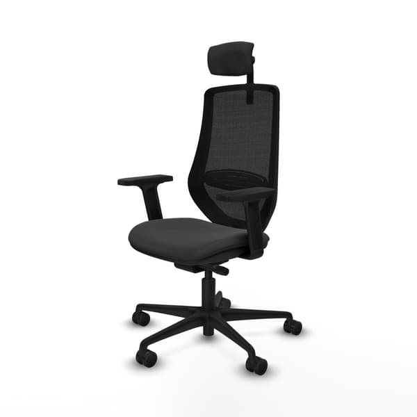 Kontorstol Piqueras y Crespo D036N2W Mørkegrå