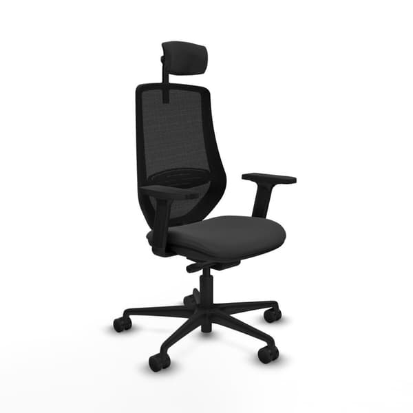 Kontorstol Piqueras y Crespo D036N2W Mørkegrå