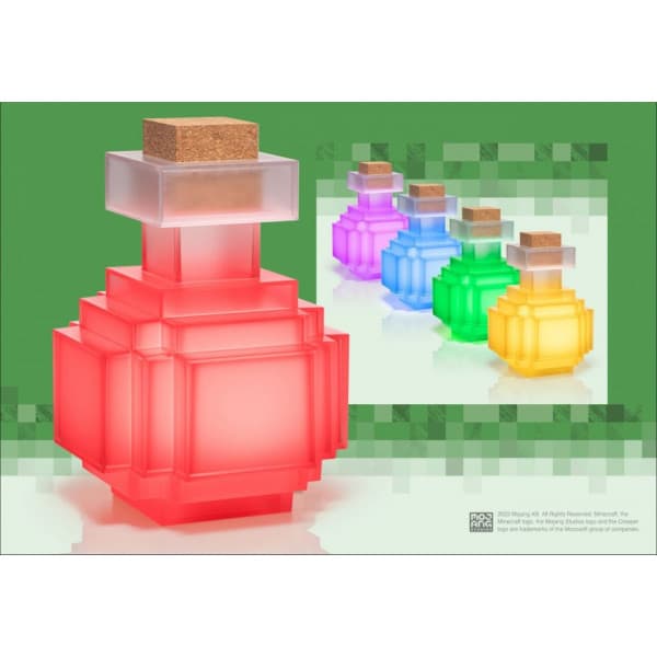Noble Collection - Minecraft Potion Bottle -lampa