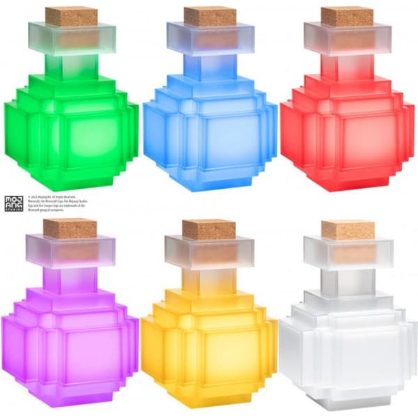 Noble Collection - Minecraft Potion Bottle -lampa