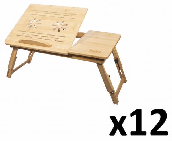 Laptopbord i bambu, M x 12