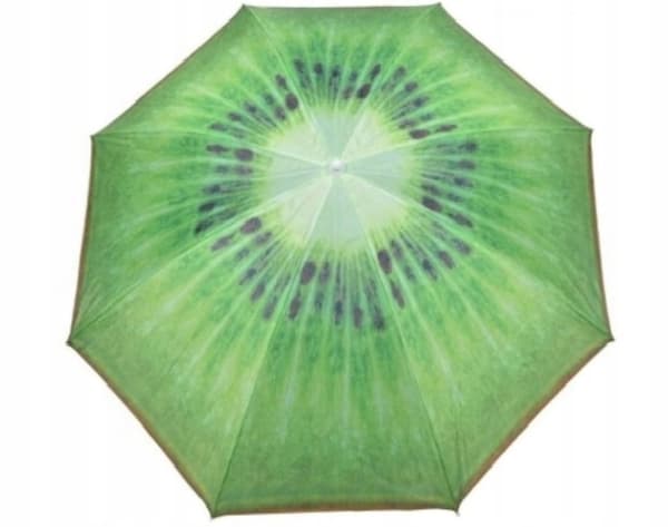 POLY haveparasol 180 cm med kiwi-mønster