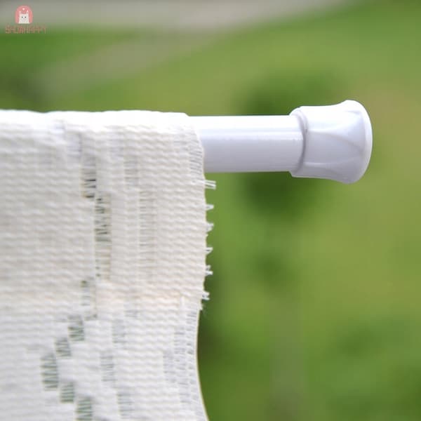 Teleskopisk brusestang justerbar gardinstang 30-50 cm + gratis