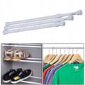 Miniatyrbillede 1 af 9: Teleskopisk brusestang justerbar gardinstang 30-50 cm + gratis