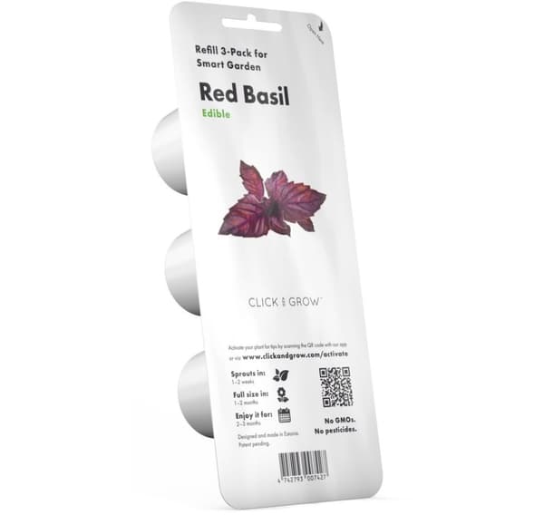 Click & Grow Smart Garden refill Rød Basilikum 3stk