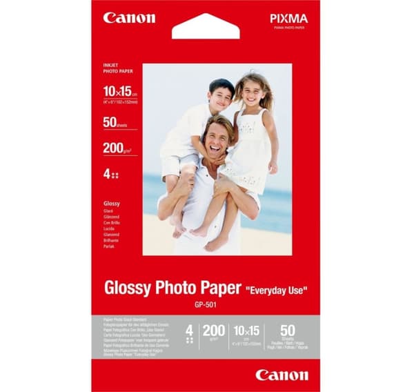 Canon fotopapir GP-501 10x15 glanset 200g 50 ark