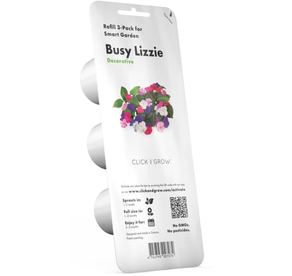 Click & Grow Smart Garden refill Busy Lizzie 3stk