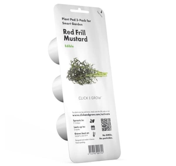 Click & Grow Smart Garden refill Red Frill Mustard 3stk