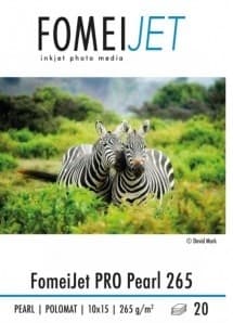 Fotopapir PRO Pearl 10x15 / 20 lpp 265 g/m2 (EY5210), FOMEI