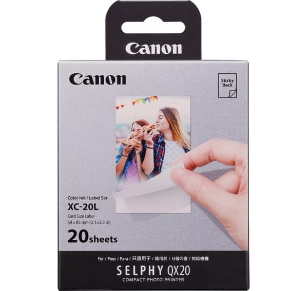 Canon photo paper + ink cartridge XC-20L 54x85mm 20 sheets