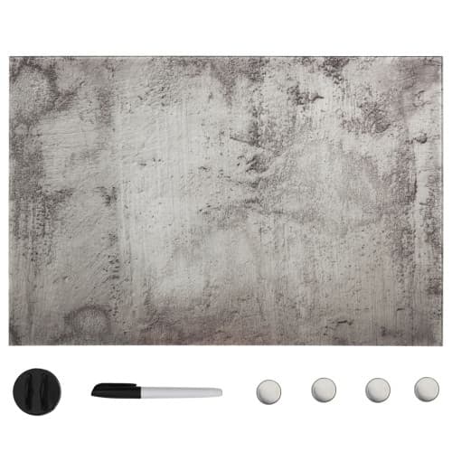 Magnetisk glastavla väggmonterad 60x40 cm