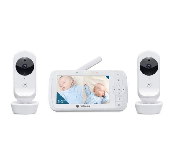 Motorola, Video Baby Monitor - Två kamerapaket, VM35-2 5.0" Vit