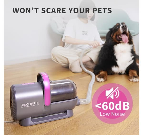 PETKIT, Air Clipper Vacuum Kit för djurskötsel 5in1, LM4