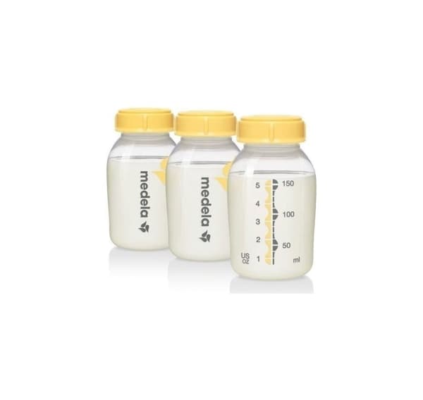 Medela, Flaskor utan napp, 150 ml, 3 st