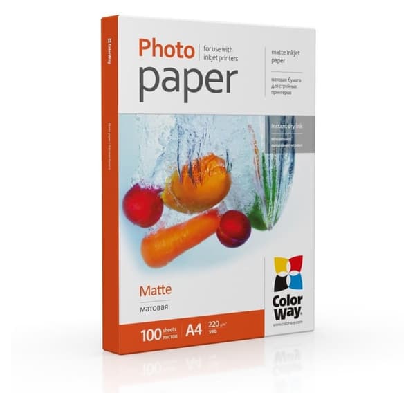 ColorWay, Matt, Fotopapper, PM220100A4