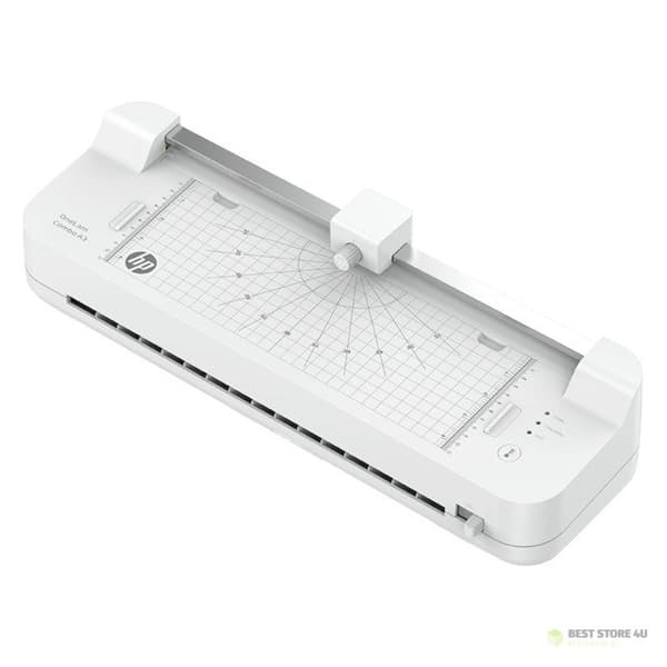 HP ONELAM COMBO A3 Laminator, integrerad trimmer, lamineringshastighet 40 cm/min, vit