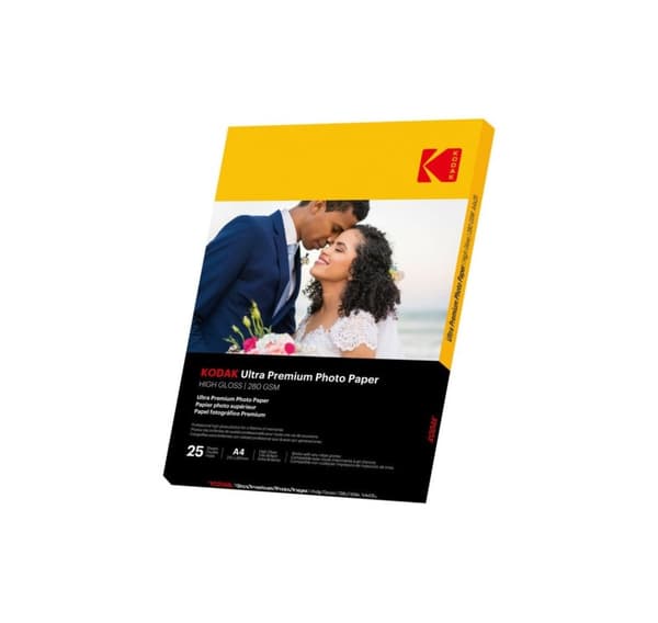 Kodak valokuvapaperi A4 Ultra Premium kiiltävä 280g 25 arkkia
