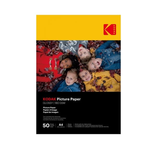 Kodak valokuvapaperi A4 kiiltävä 180g 50 arkkia