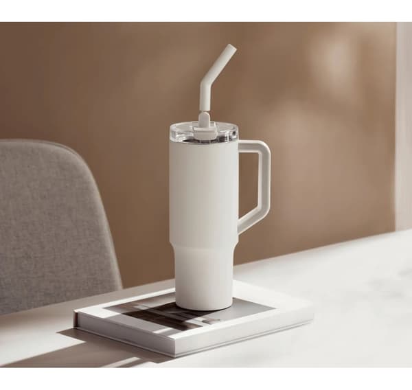 Xiaomi Straw Thermo Muki 1L, valkoinen