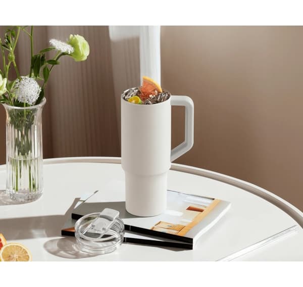 Xiaomi Straw Thermo Muki 1L, valkoinen