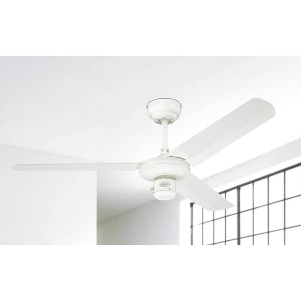 Westinghouse Industrial Takfläkt 52 W (Ø x H) 122 cm x 370 mm Vit