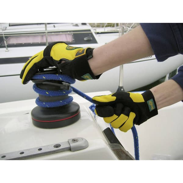 FerdyF. Mechanics Anti-Schock 1970-9 Clarino®-konstläder Monteringshandskar Storlek (handskar): 9, L EN 388:2016 CAT II