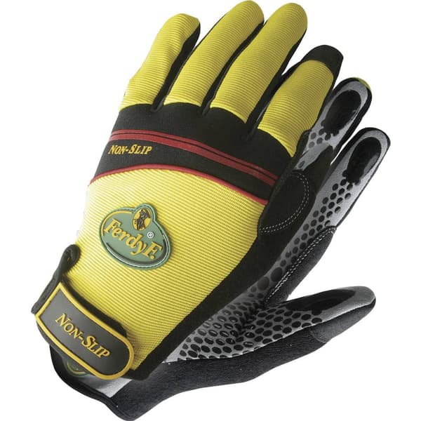 FerdyF. Mechanics Non-slip 1930-9 Clarino®-konstläder Monteringshandskar Storlek (handskar): 9, L EN 388:2016 CAT II 1